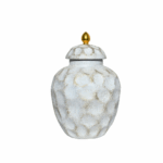 industrial metal ginger jar
