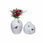 bird-themed vases