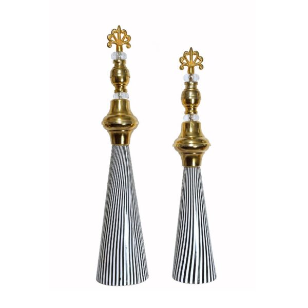 Decorative iron jar set