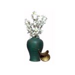 Antique Green Decorative Vase Set -set of 2