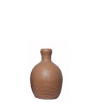 Crackle Finish Brown & Grey Vase Set-set of 2