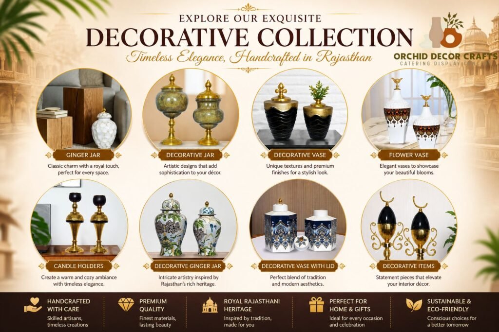 Decorative Jars in Rajasthan premium handcrafted jar collection for home decor and gifting