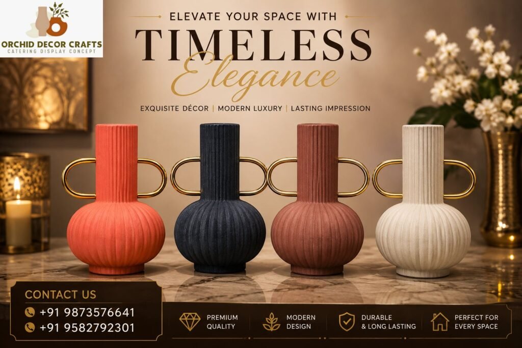 Looking for premium Wedding Counter Artifacts Delhi? Discover elegant Wedding Counter Display and Wedding Raiser for Counter solutions from Orchid Decor Crafts. Perfect for weddings, caterers, banquet halls, and event planners. Call +91 9873576641.