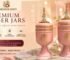Premium Pink Decorative Ginger Jar Set for Ahmedabad Wholesale Market | Luxury Event Decor Items by Orchid Decor Crafts